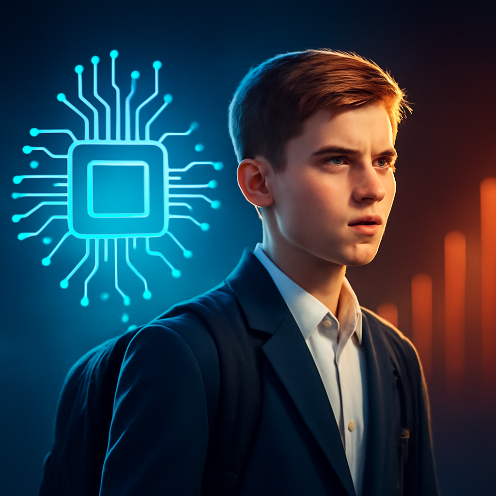 AI-generated editorial illustration for: New technical education routes to be offered at 14 in England