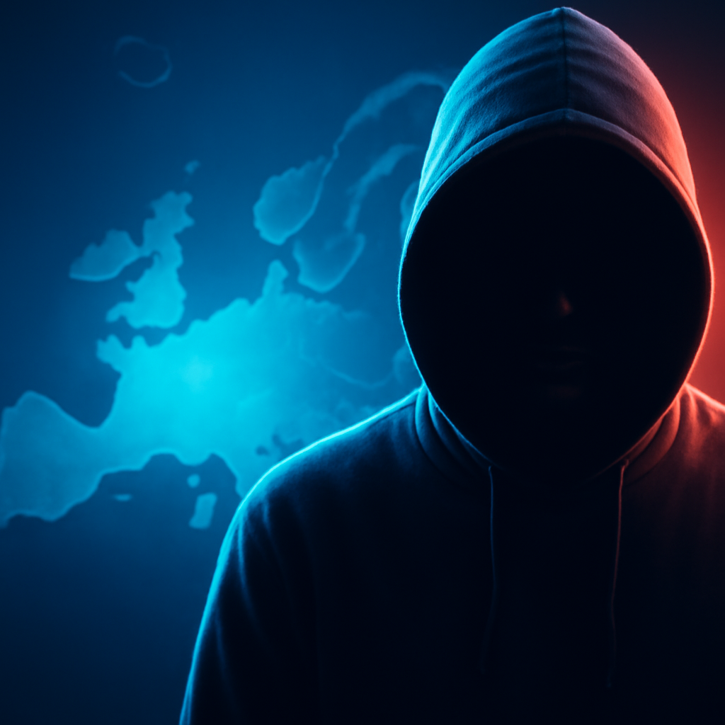 AI-generated editorial illustration for: BKA stuft 410 Menschen als islamistische Gefährder ein