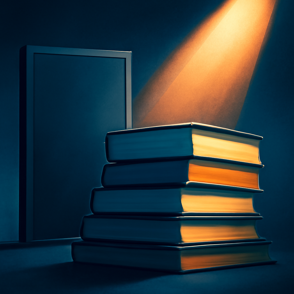 AI-generated editorial illustration for: All the snubs and surprises from this year's Miles Franklin shortlist