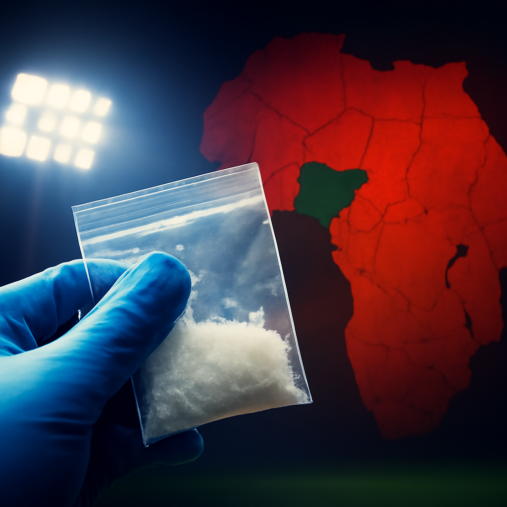 AI-generated editorial illustration for: How Mexican drug cartels have outsourced meth labs to Nigeria