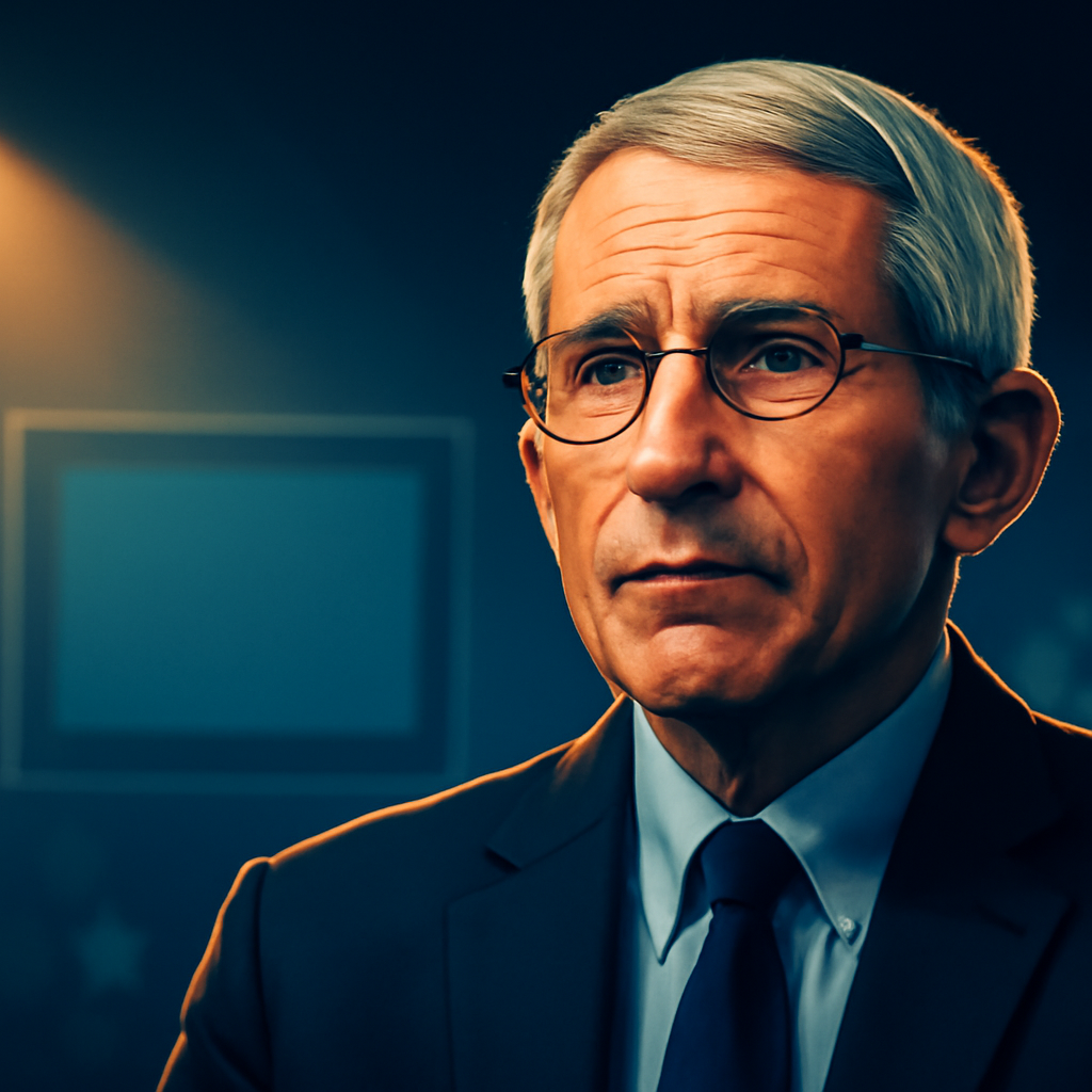 AI-generated editorial illustration for: The campaign against Fauci and what brought him back before Congress
