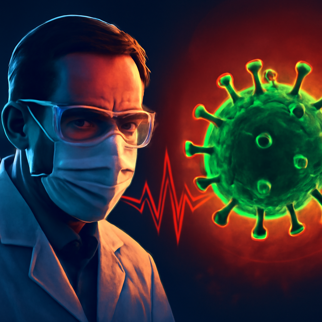 AI-generated editorial illustration for: Animal spillover? Lab leak? What the science says about the origins of COVID-19