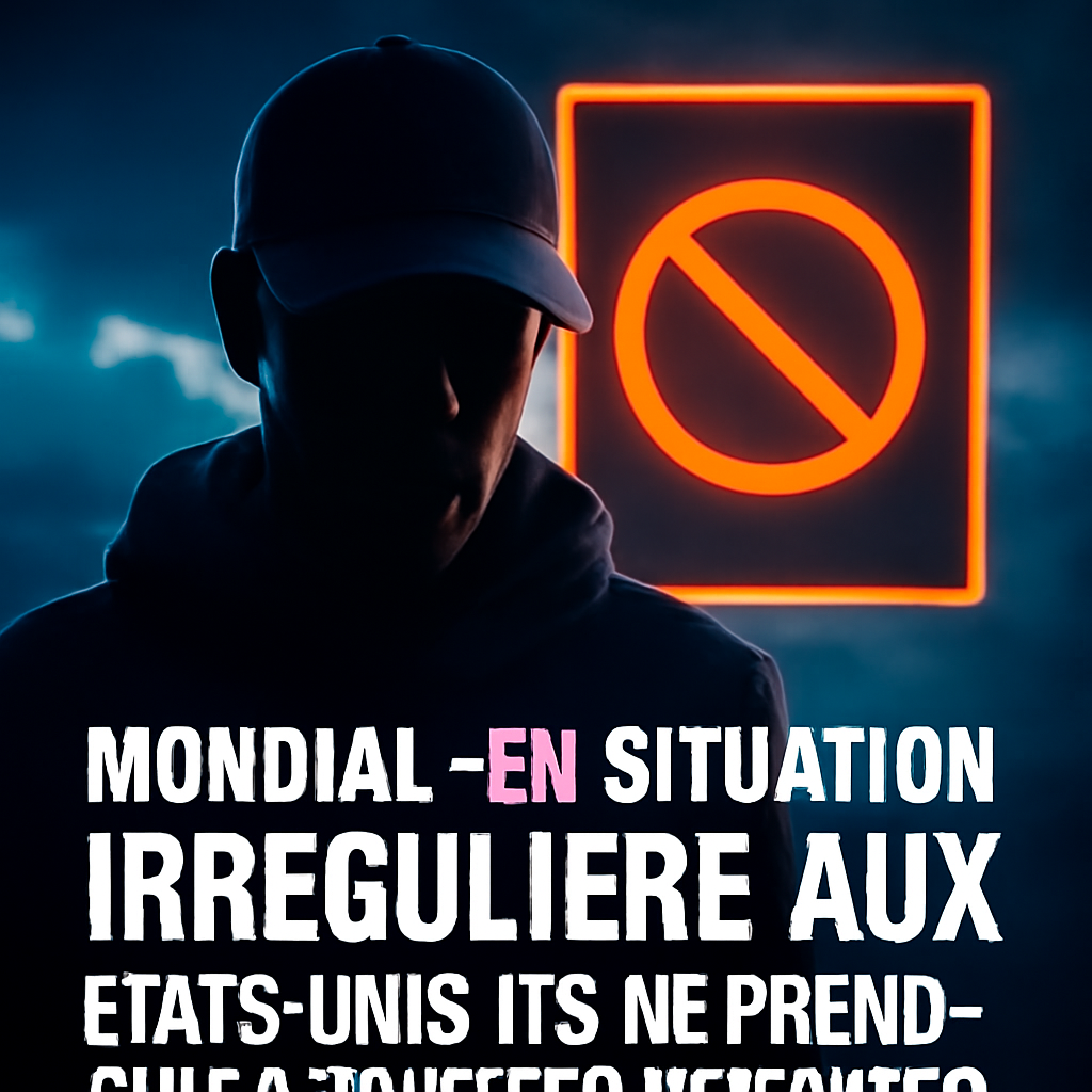 AI-generated editorial illustration for: Mondial : en situation irrégulière aux États-Unis, ils ne prendront pas le risque d'aller au stade