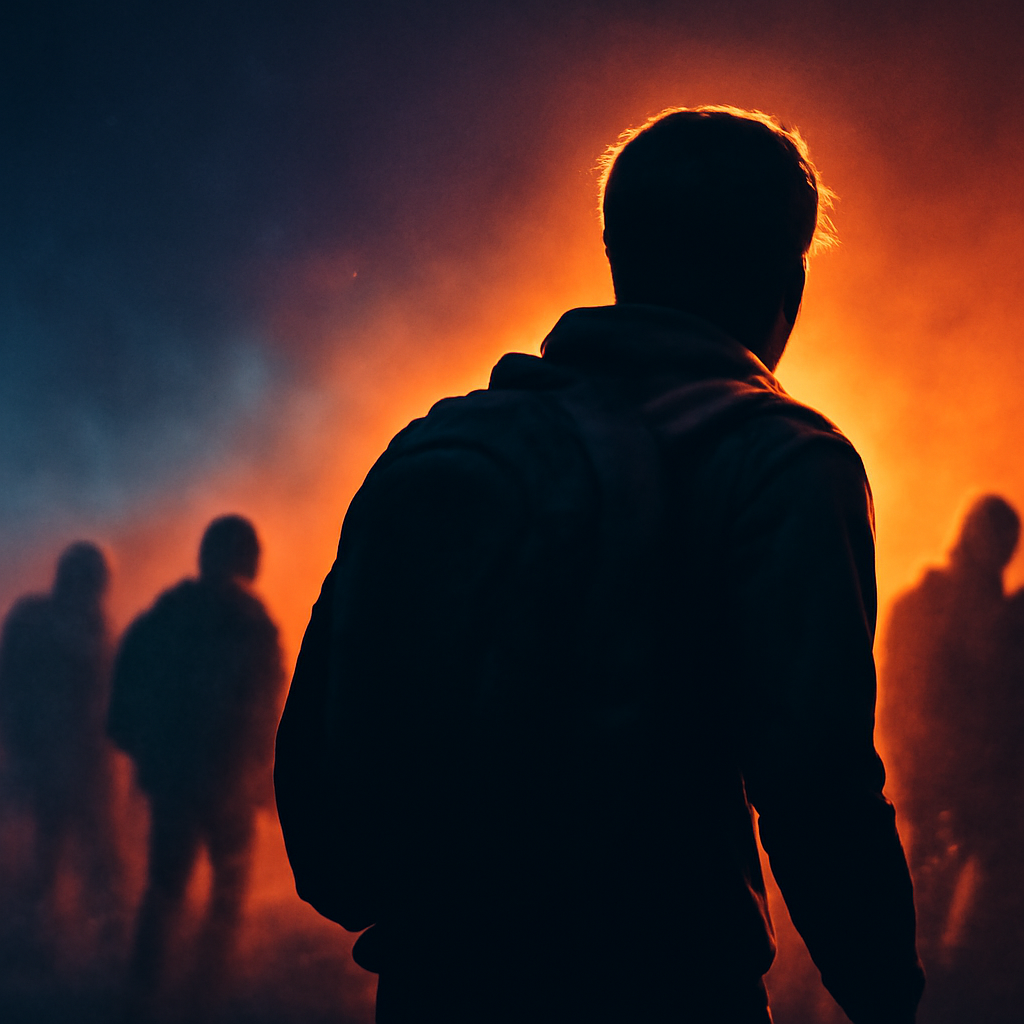 AI-generated editorial illustration for: Informe desde la frontera Ceuta-Castillejos: al menos 10 muertos tras oleada masiva de migrantes