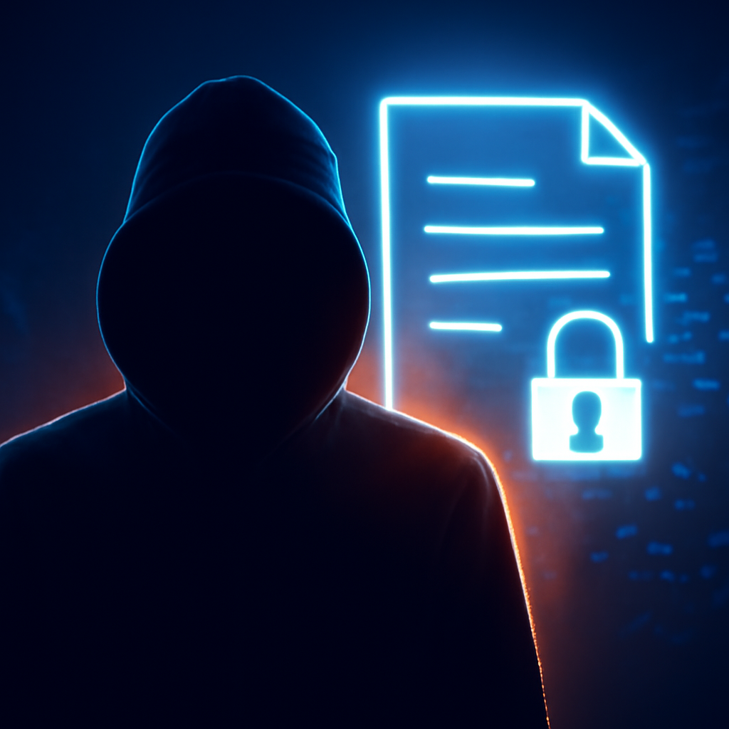 AI-generated editorial illustration for: Anthropic says AI models hacked three firms during tests