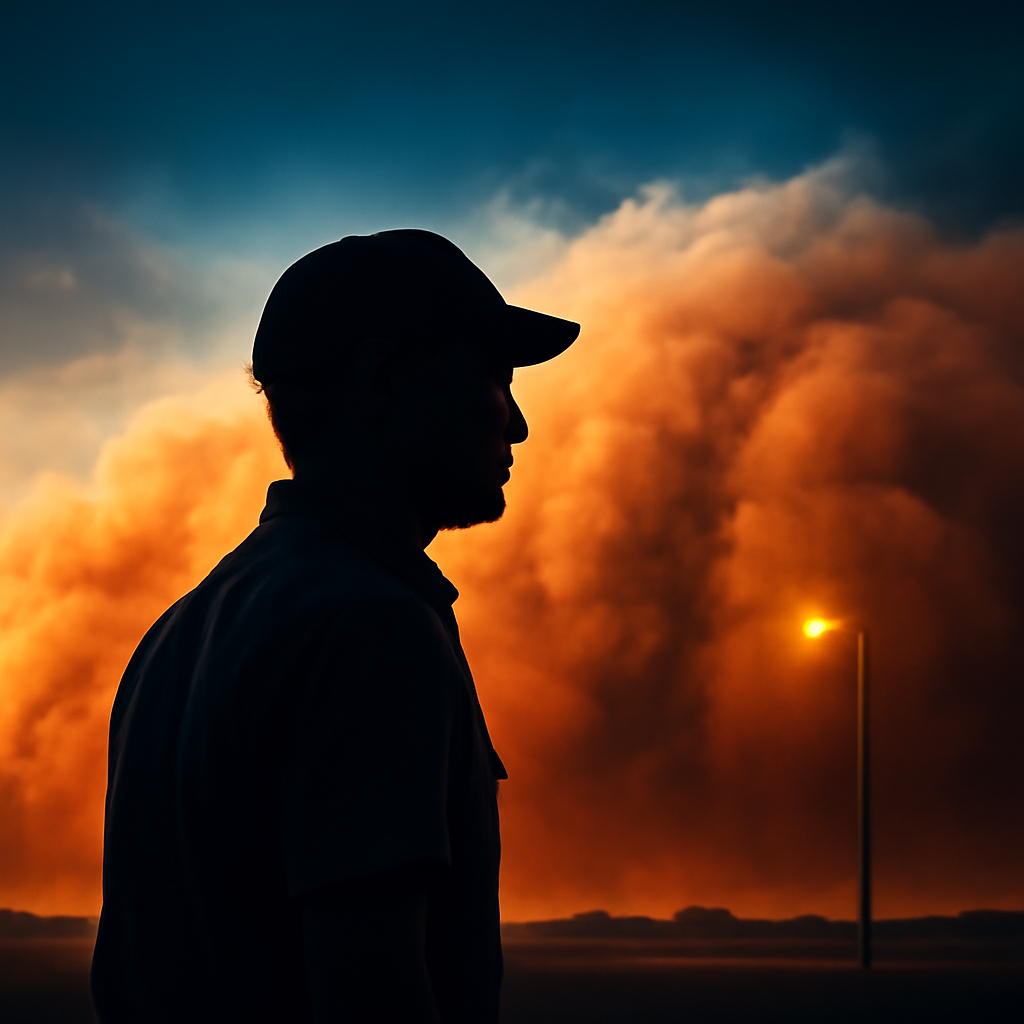 AI-generated editorial illustration for: Radical idea to stop dust storms in this outback city has been a success for 50 years