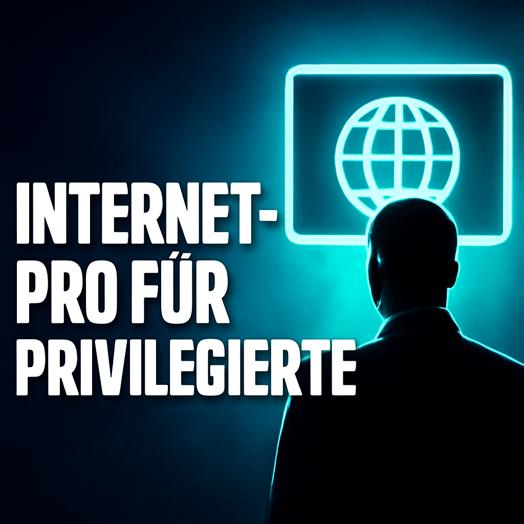 AI-generated editorial illustration for: Iran: "Internet-Pro" für Privilegierte