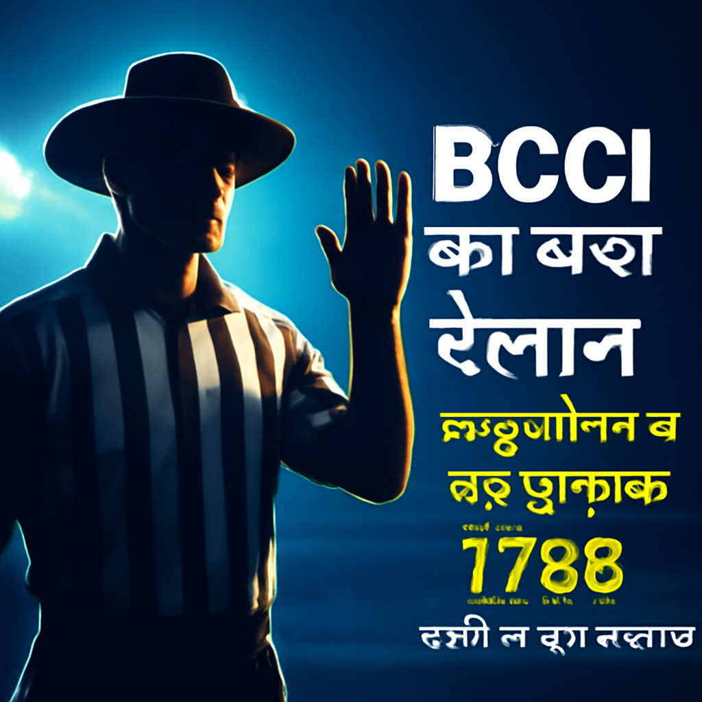 AI-generated editorial illustration for: BCCI का बड़ा ऐलान, घरेलू सीजन में होंगे 1788 मैच, रणजी में बड़ा बदलाव
