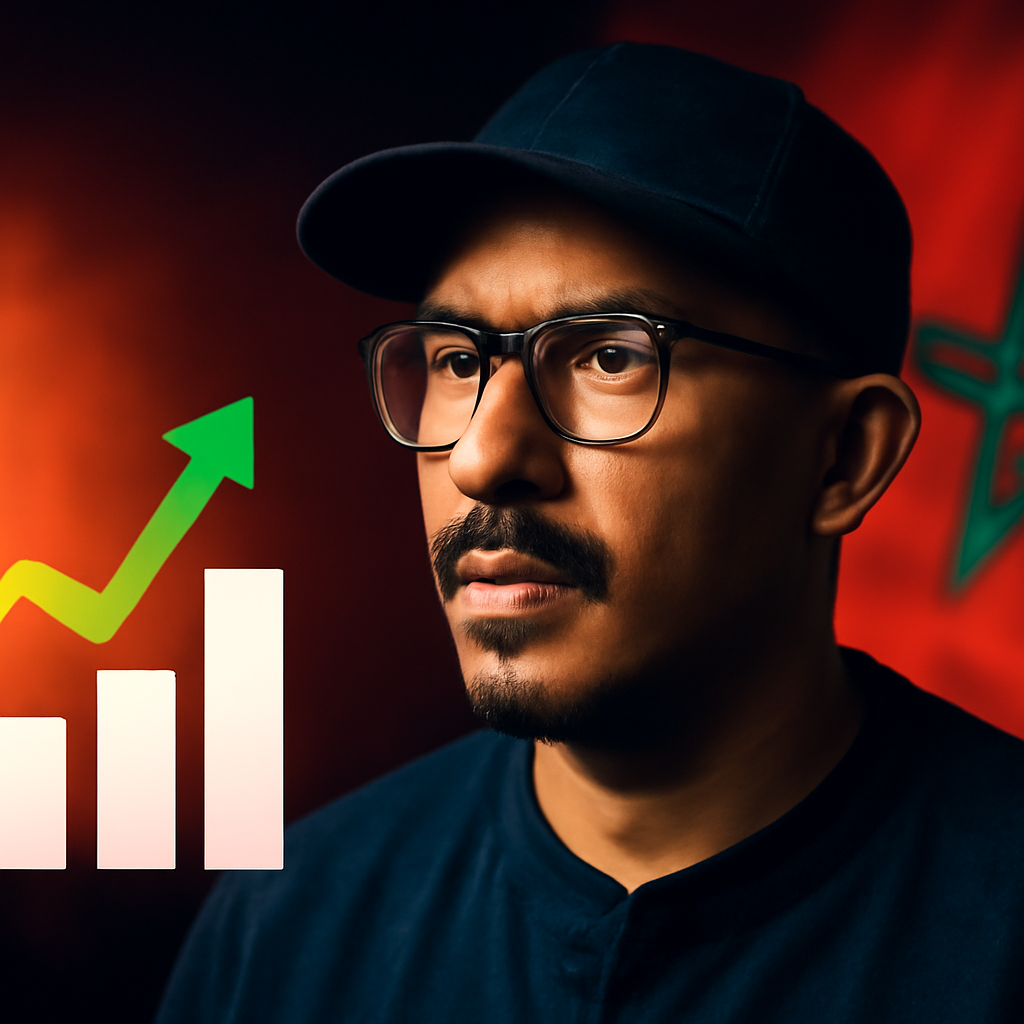 AI-generated editorial illustration for: Aziz Konkrite et le son du Maroc profond