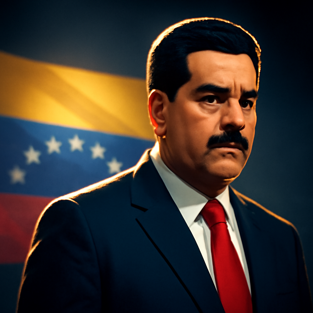 AI-generated editorial illustration for: Au Venezuela, le dialogue entre pouvoir et opposition en vue d'une transition a commencé