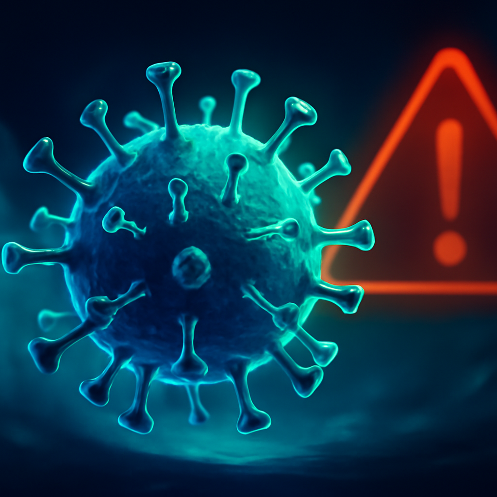 AI-generated editorial illustration for: El revolucionario diseño de virus completamente nuevos mediante inteligencia artificial
