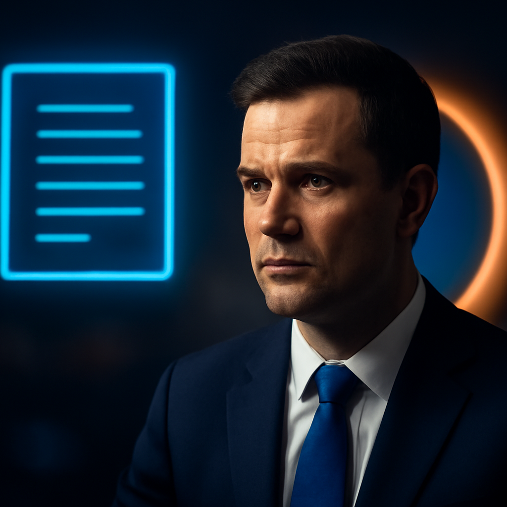 AI-generated editorial illustration for: The Papers: 'Andy U-turns on early release' and 'Hunt on for eclipse glasses'