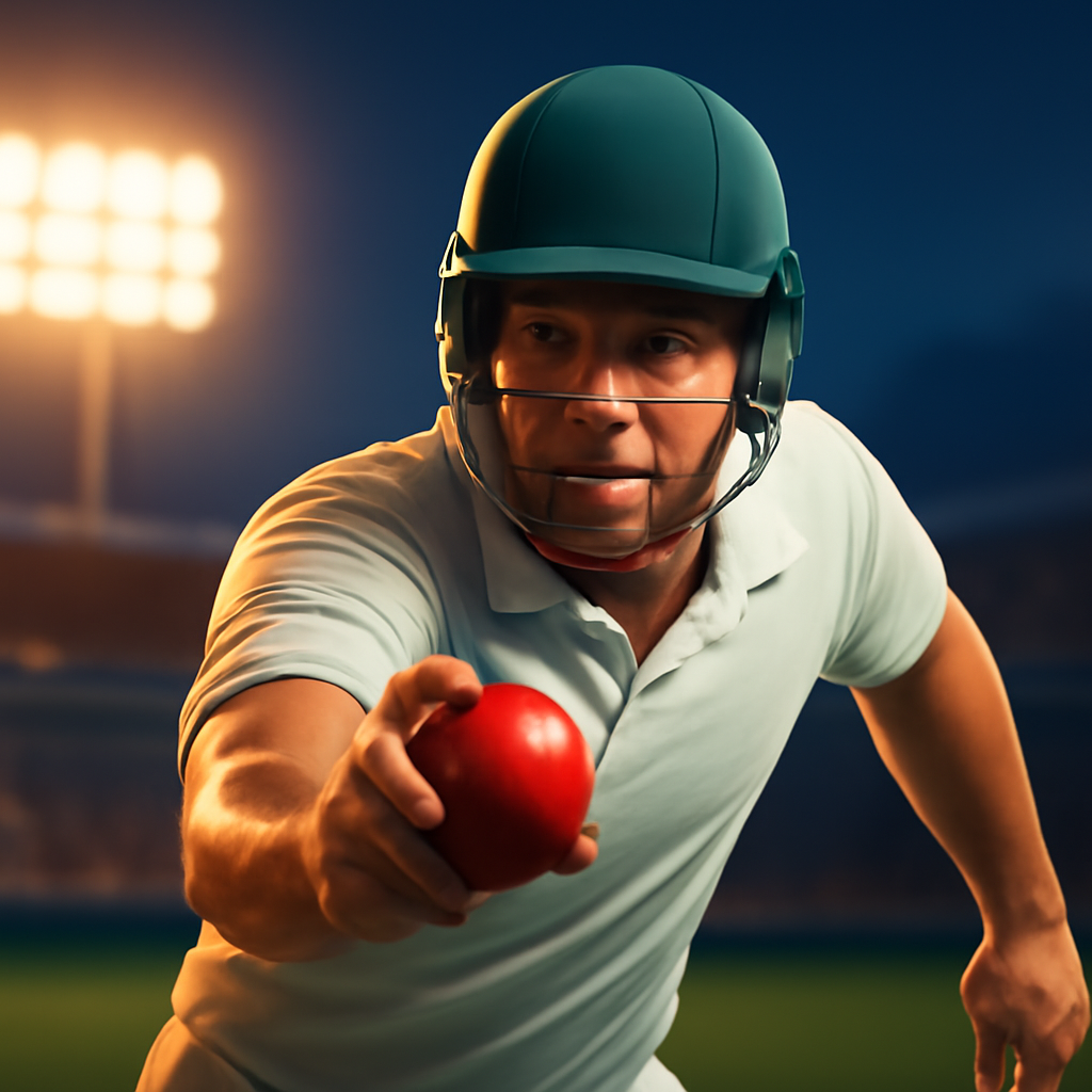AI-generated editorial illustration for: Live: Australia hunting quick wickets against brave Bangladesh