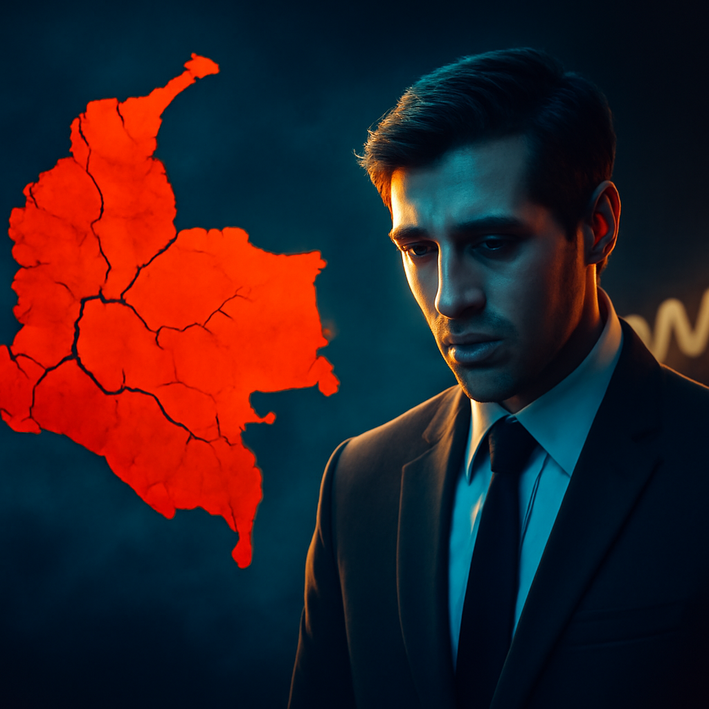 AI-generated editorial illustration for: Terremoto en Colombia: ¿Limitó el nuevo Gobierno la ayuda internacional?