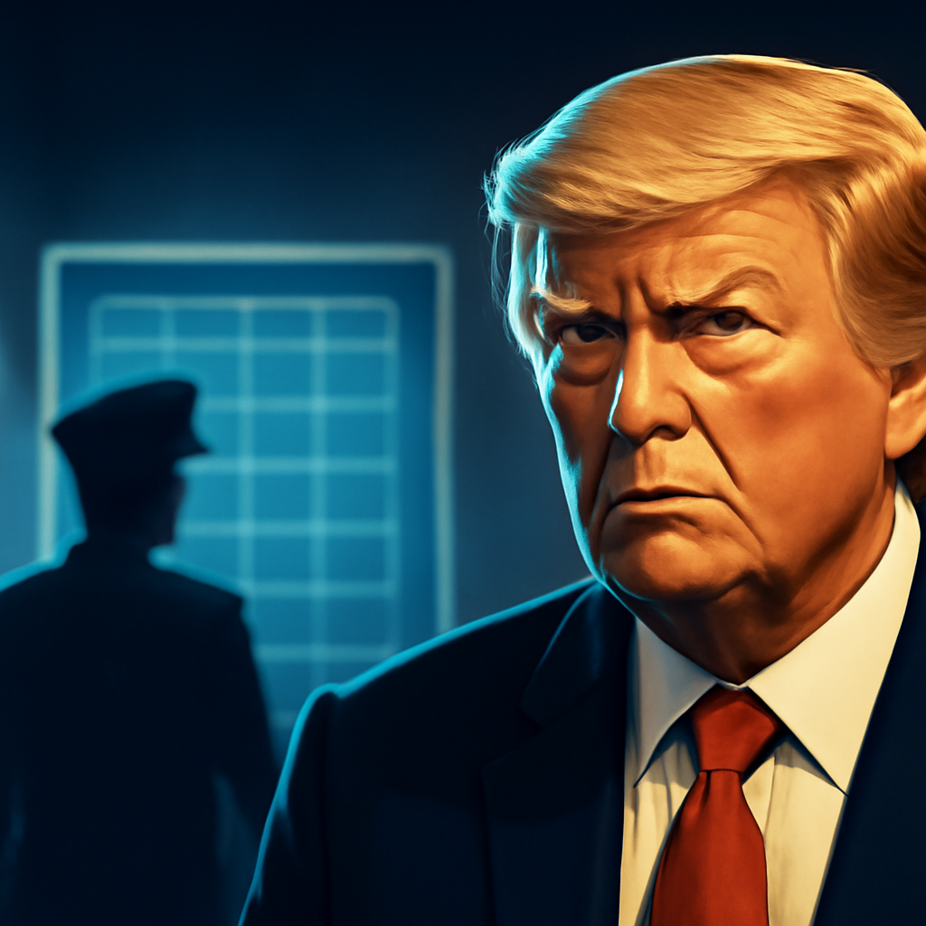 AI-generated editorial illustration for: Trump orders Pentagon to scale back joint exercises with South Korea