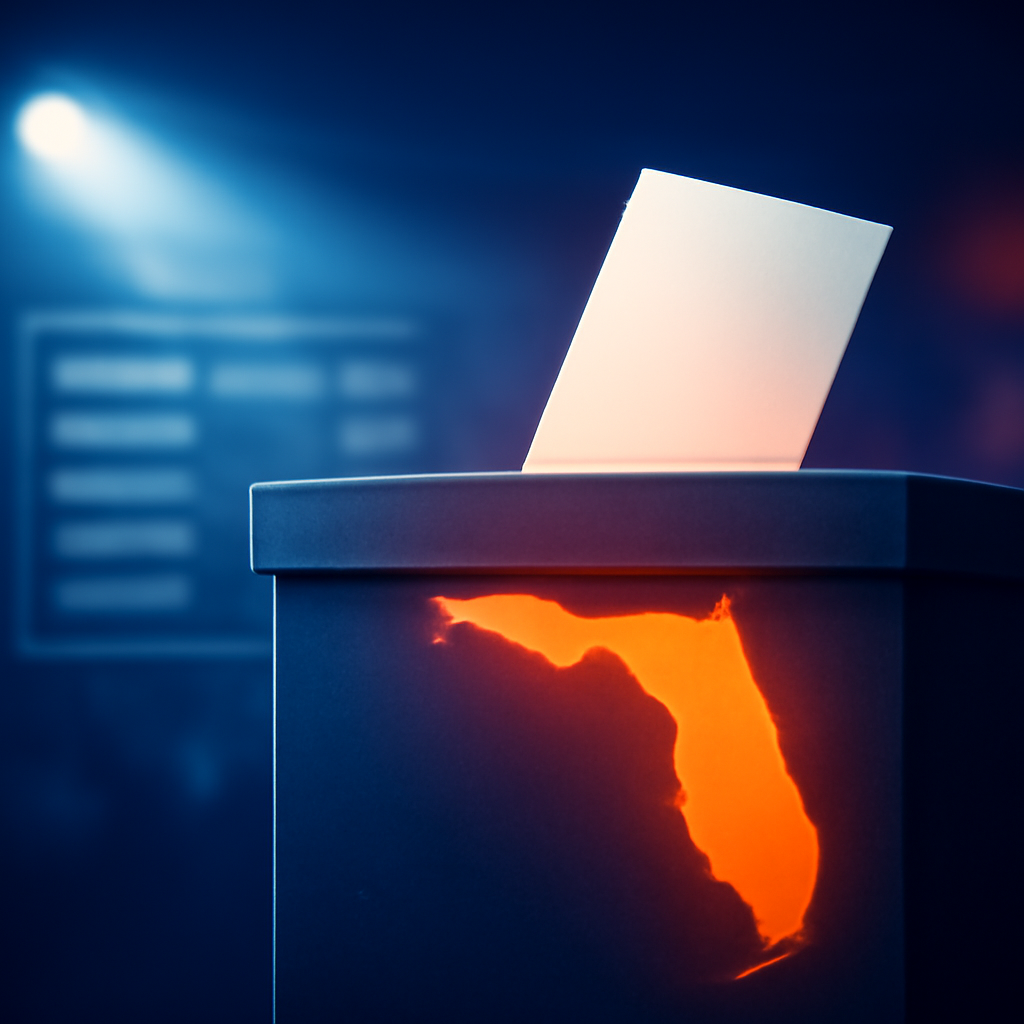 AI-generated editorial illustration for: Live Results: Florida midterm primaries
