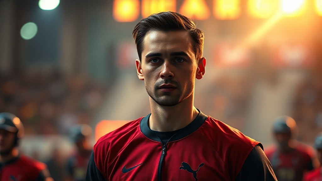AI-generated editorial illustration for: Camiseta de la selección en la campaña de De la Espriella: ¿patriotismo u oportunismo?