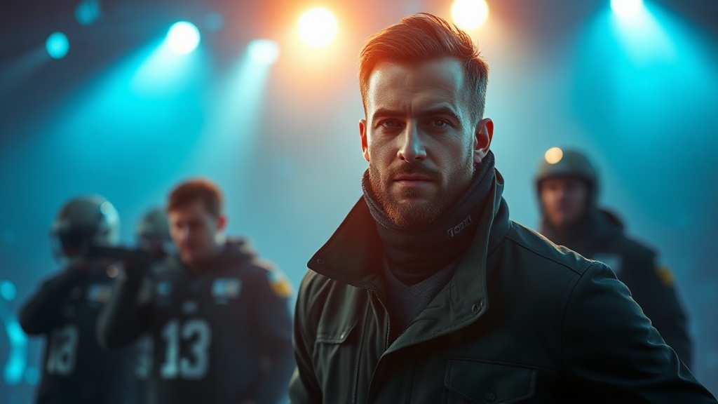 AI-generated editorial illustration for: Donald Trump publica un vídeo con IA donde dice que “todos lo aman” e incluye a Sheinbaum