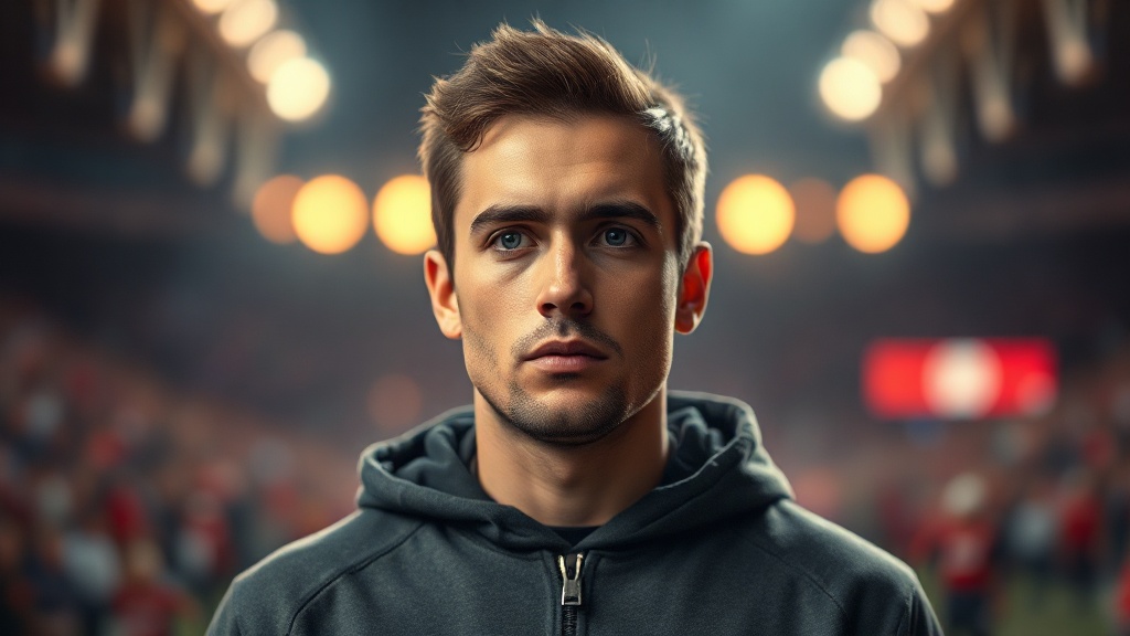 AI-generated editorial illustration for: Mundial 2026: Qatar consigue histórico punto con un cabezazo agónico ante Suiza