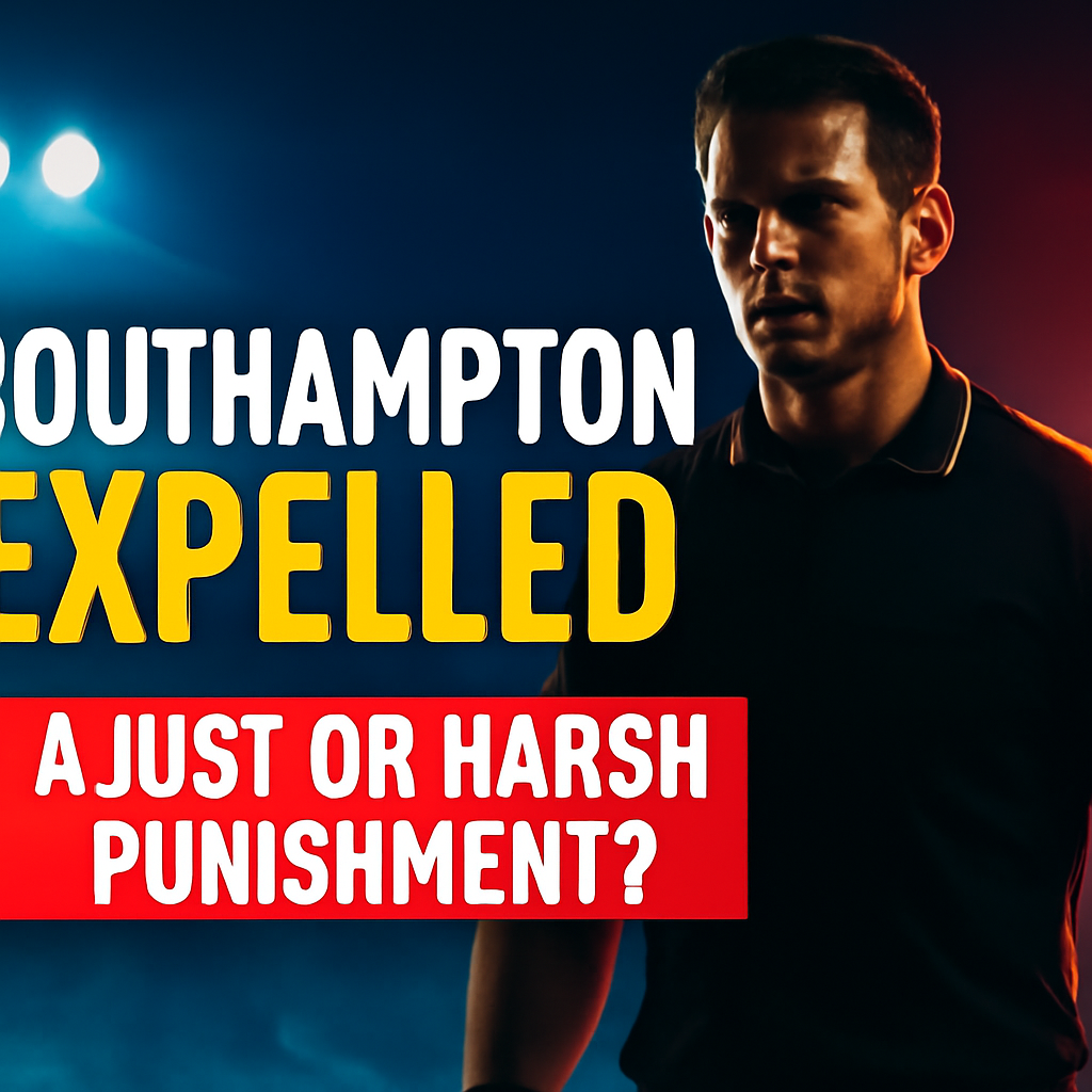 AI-generated editorial illustration for: A just or harsh punishment? Reaction to Southampton expulsion