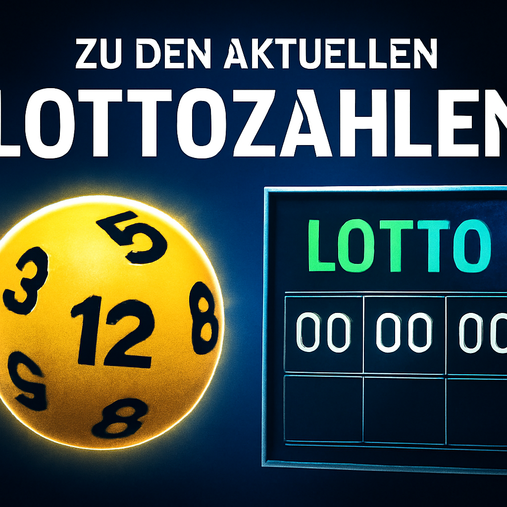 AI-generated editorial illustration for: Zu den aktuellen Lottozahlen