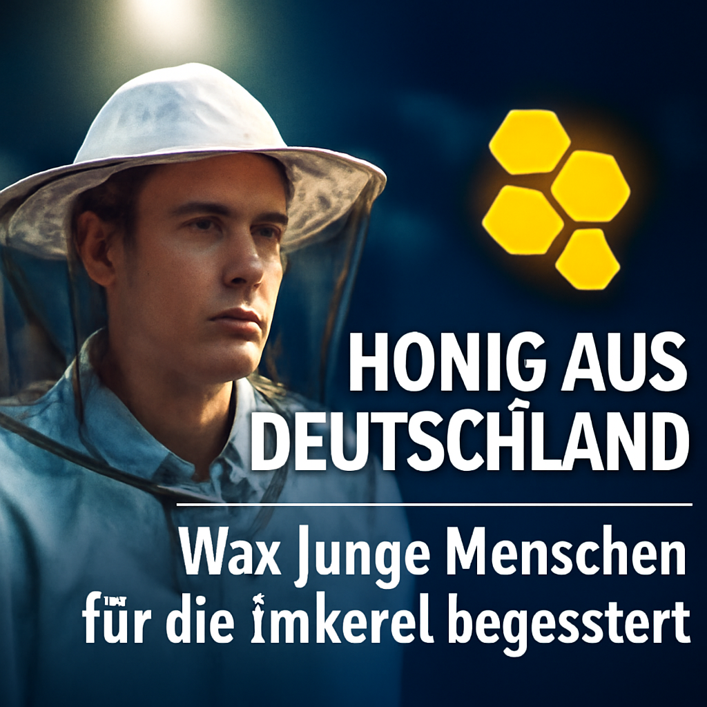 AI-generated editorial illustration for: Honig aus Deutschland: Was junge Menschen für die Imkerei begeistert