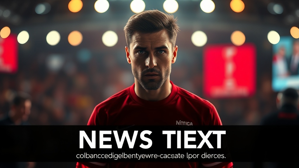 AI-generated editorial illustration for: Uruguay - España, el partido del Mundial 2026 en directo | Llorente vuelve al once y Merino se estrena como titular