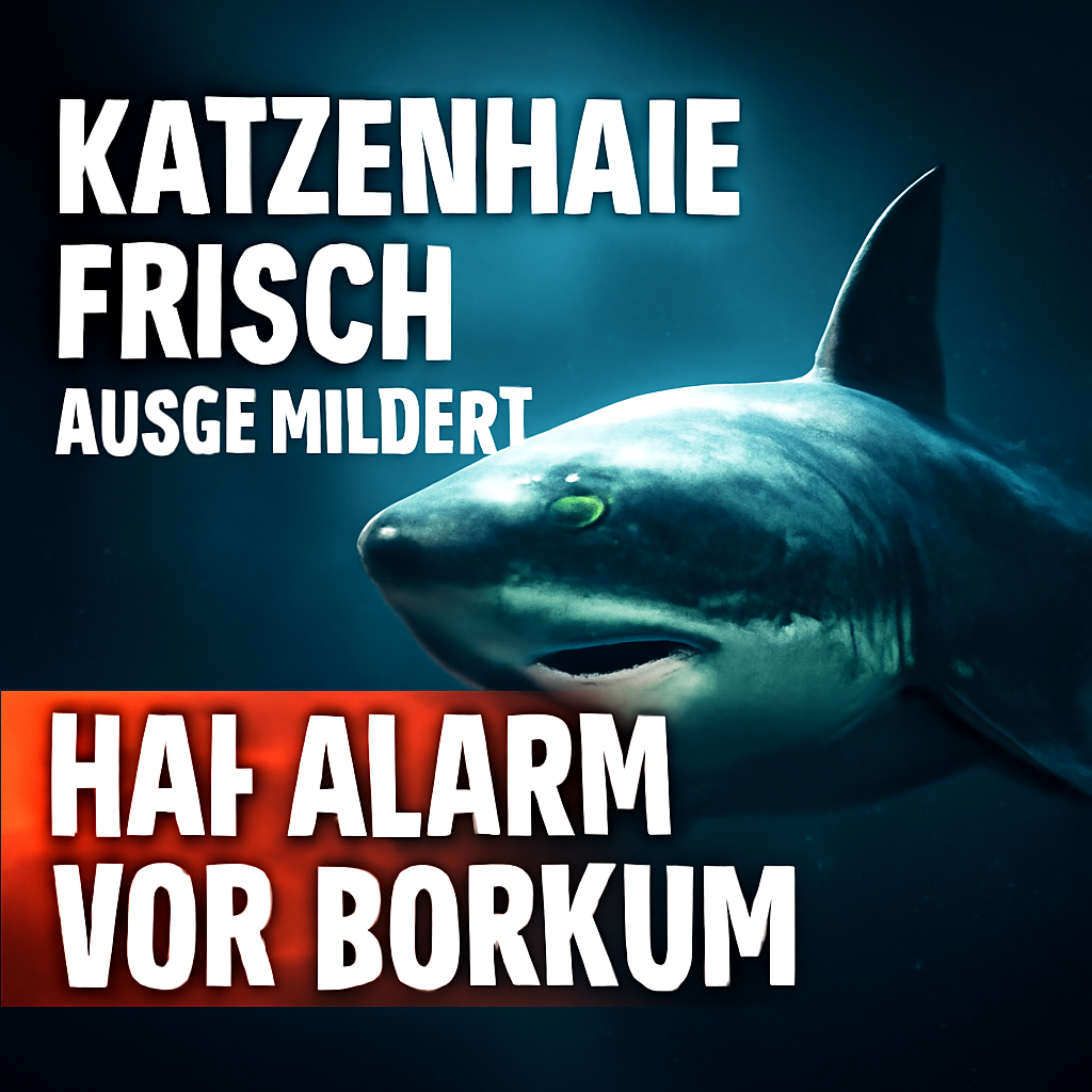AI-generated editorial illustration for: Katzenhaie frisch ausgewildert