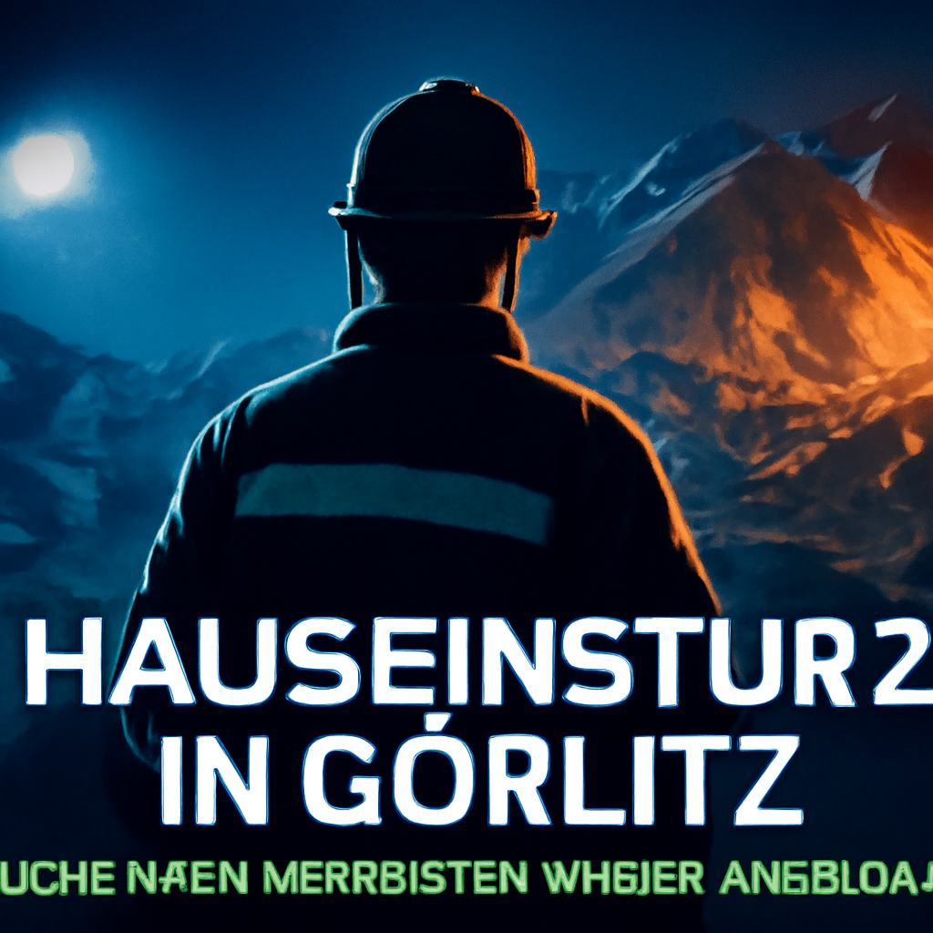 AI-generated editorial illustration for: Hauseinsturz in Görlitz: Suche nach Vermissten wieder angelaufen
