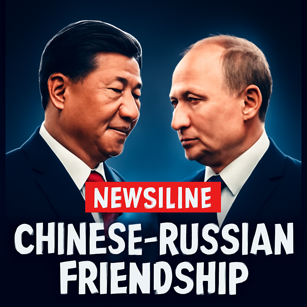 AI-generated editorial illustration for: Xi und Putin betonen chinesisch-russische Freundschaft