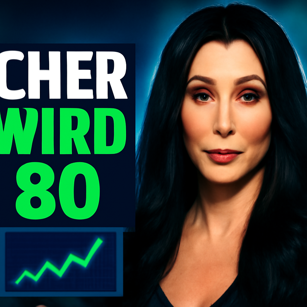 AI-generated editorial illustration for: Furchtlose Pionierin der Popmusik: Cher wird 80