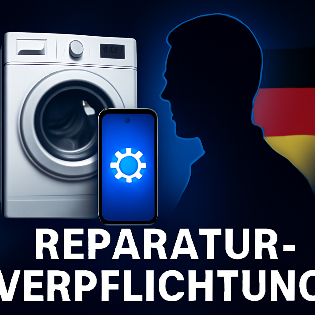 AI-generated editorial illustration for: Bundesregierung will Hersteller zur Reparatur verpflichten