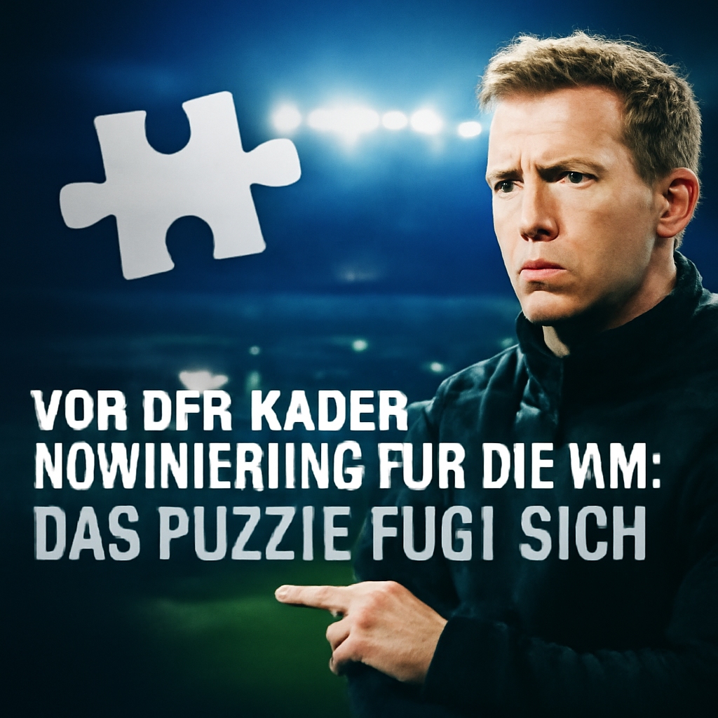 AI-generated editorial illustration for: Vor DFB-Kadernominierung für die WM: Das Puzzle fügt sich