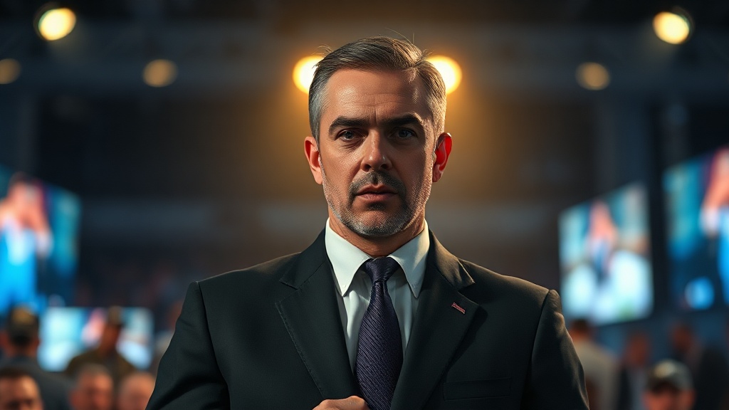 AI-generated editorial illustration for: Live: Spy chief to front Bondi attack royal commission