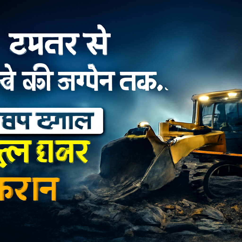 AI-generated editorial illustration for: TMC दफ्तर से रेलवे की जमीन तक.. पश्चिम बंगाल में बुलडोजर एक्शन