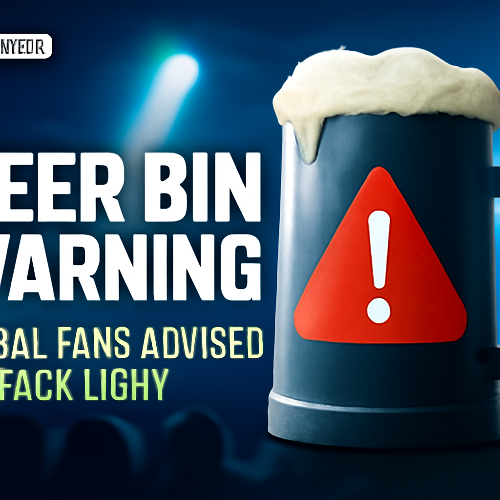 AI-generated editorial illustration for: Beer bin warning for metal fans heading to Download