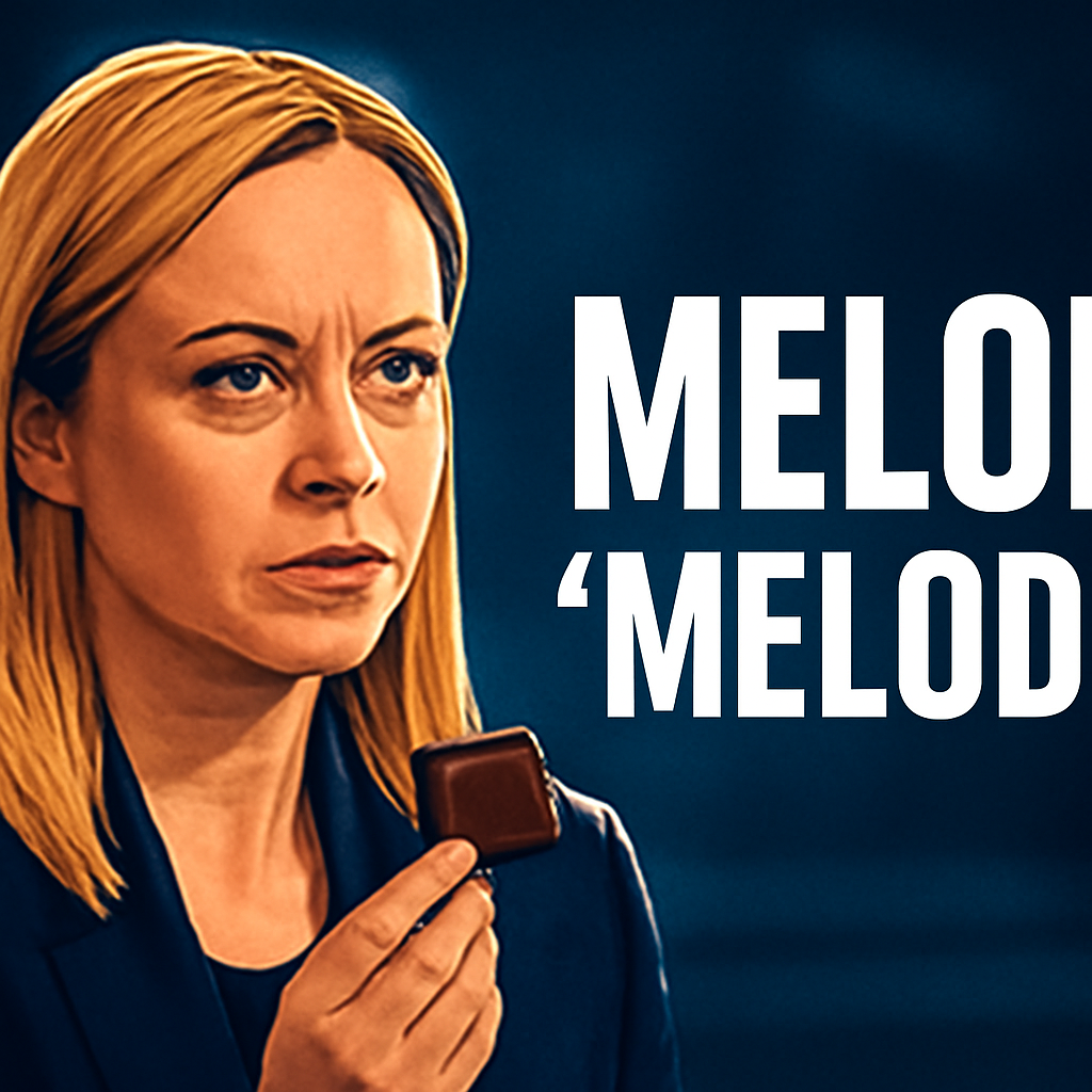 AI-generated editorial illustration for: Meloni को गिफ्ट में मिली 'Melody', घर पर सस्ते में यूं बनाएं टॉफी